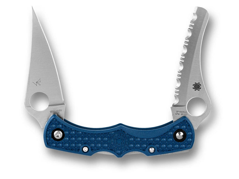 Spyderco Dyad Jr Lightweight CPM SPY27 2.43" Sprint Run Folding Pocket Knife (C39P&SCBL)