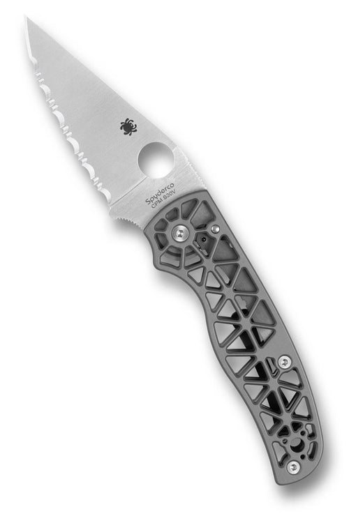 Spyderco Edgerati 3.57" Spyder Edge CPM S30V Folding Pocket Knife (C266ALS)