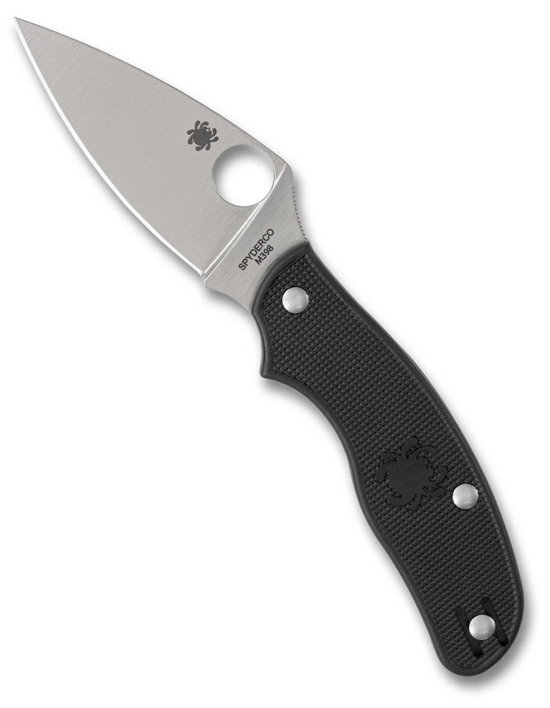 Spyderco Metropolitan Lightweight Plain Edge 2.68" Folding Pocket Knife (C213PBK)