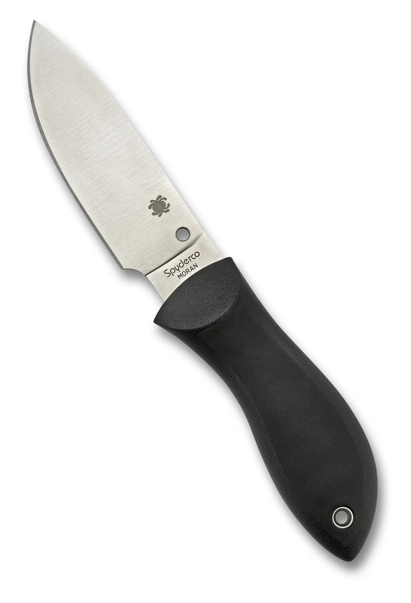 Spyderco Moran Drop Point 3.92" Fixed Blade Plain Edge Pocket Knife (FB02P)