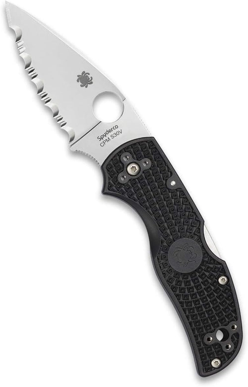 Spyderco Native 5 Lightweight 2.95" SpyderEdge Folding Pocket Knife (C41SBK5)