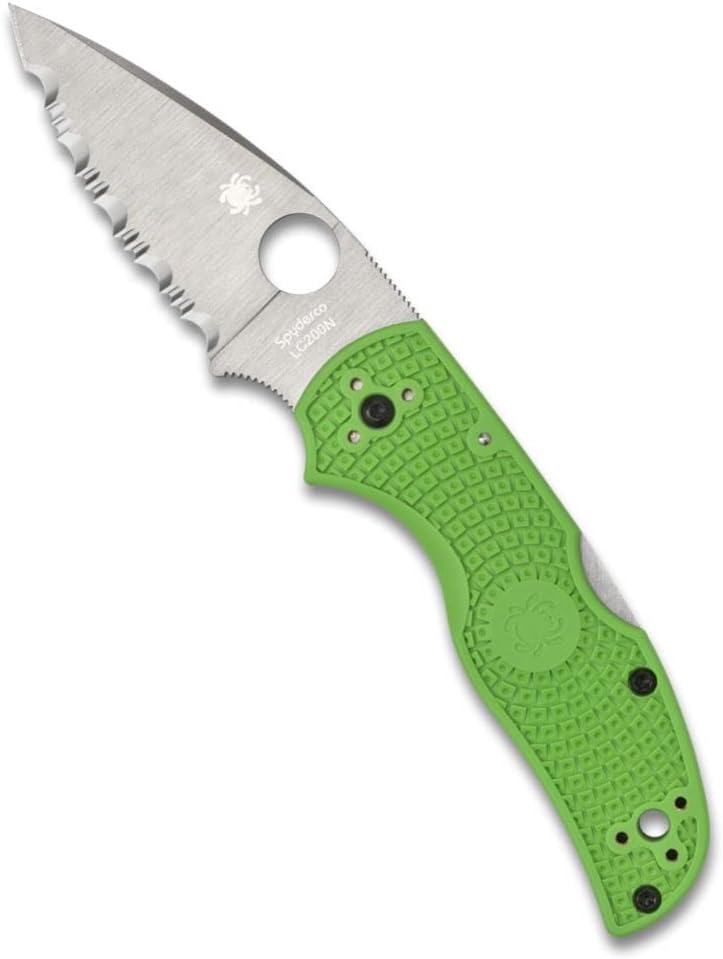 Spyderco Native 5 Lightweight Salt 2.95" LC200N SpyderEdge Folding Pocket Knife