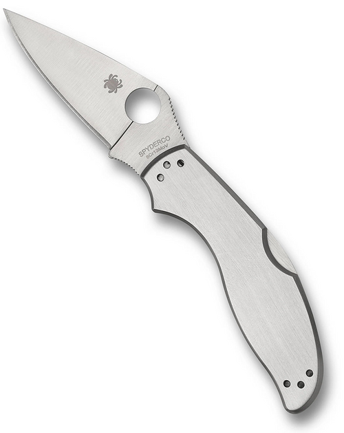 Spyderco UpTern 2.82" Plain Edge Folding Pocket Knife (C261P)