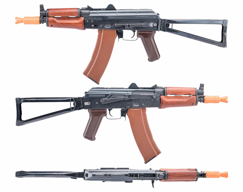 Umarex Elite Force E&L AK-74UN Essential 2.0 AEG 6 mm Airsoft Rifle (2277002) w/ Battery & Charger & BBs Bundle