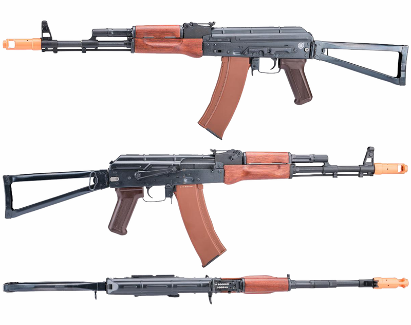 Umarex Elite Force E&L AKS-74N Essential 2.0 AEG 6 mm Airsoft Rifle (2277003) w/ Battery & Charger & BBs Bundle