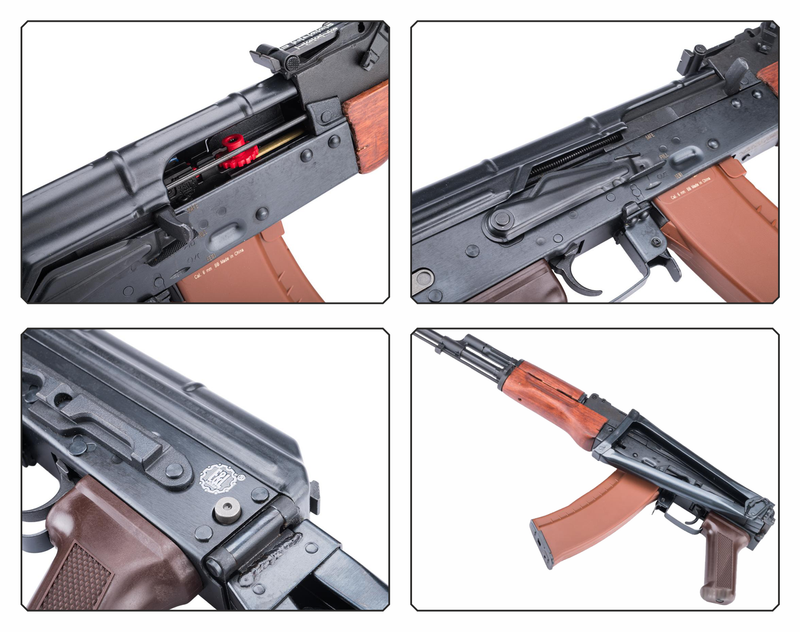 Umarex Elite Force E&L AKS-74N Essential 2.0 AEG 6 mm Airsoft Rifle (2277003) w/ Battery & Charger & BBs Bundle