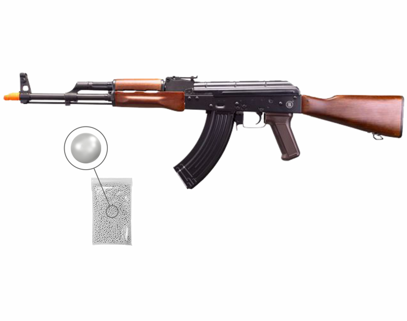 Umarex Elite Force E&L AKM Essential 2.0 AEG 6 mm Airsoft Rifle (2277000) w/ Battery & Charger & BBs Bundle