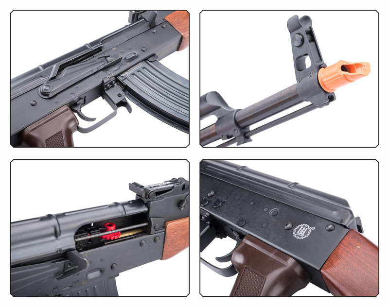 Umarex Elite Force E&L AKM Essential 2.0 AEG 6 mm Airsoft Rifle (2277000) w/ Battery & Charger & BBs Bundle