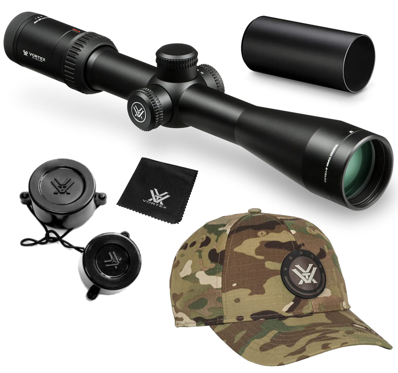 Vortex Optics Viper HS 4-16x44 Dead-Hold BDC MOA 30 mm Tube SFP Riflescope with Hat