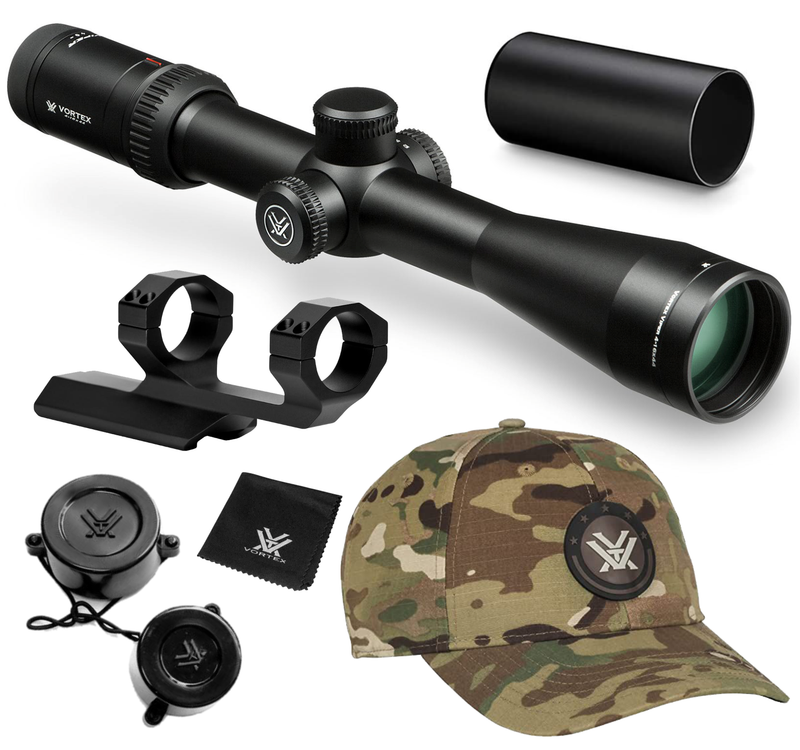 Vortex Optics Viper HS 4-16x44 Dead-Hold BDC MOA 30 mm Tube SFP Riflescope with Hat