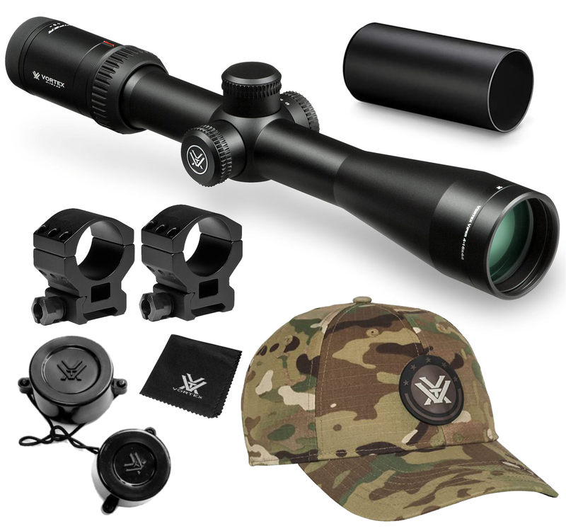 Vortex Optics Viper HS 4-16x44 Dead-Hold BDC MOA 30 mm Tube SFP Riflescope with Hat