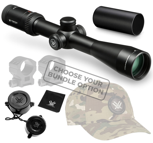 Vortex Optics Viper HS 4-16x44 Dead-Hold BDC MOA 30 mm Tube SFP Riflescope with Hat