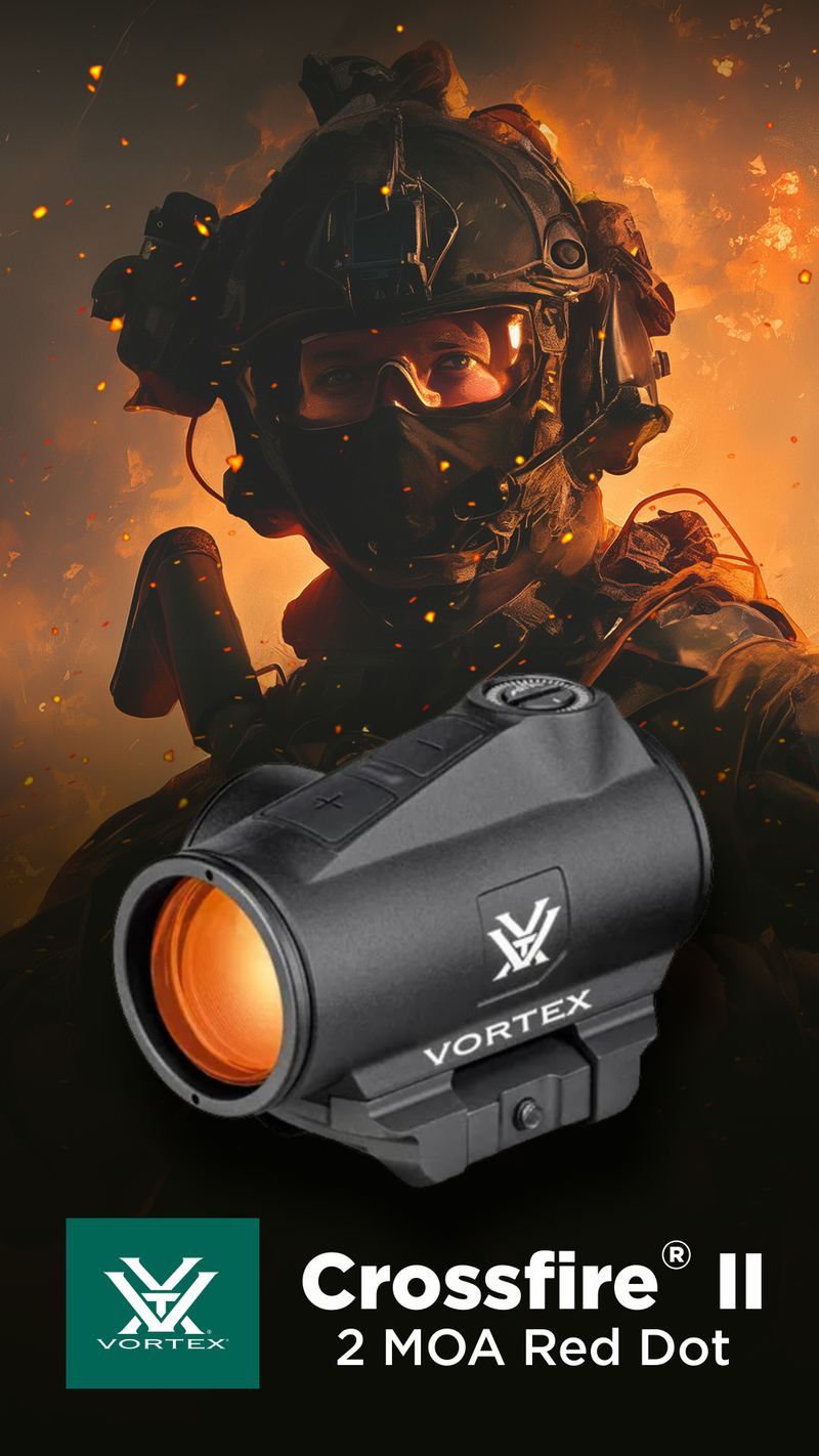 Vortex Optics Crossfire II 2 MOA Red Dot (CF2-RD2)
