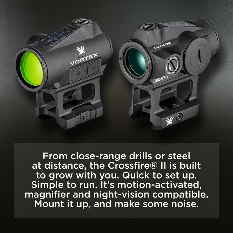 Vortex Optics Crossfire II 2 MOA Solar Green Dot (CF2-GD2-SLR)