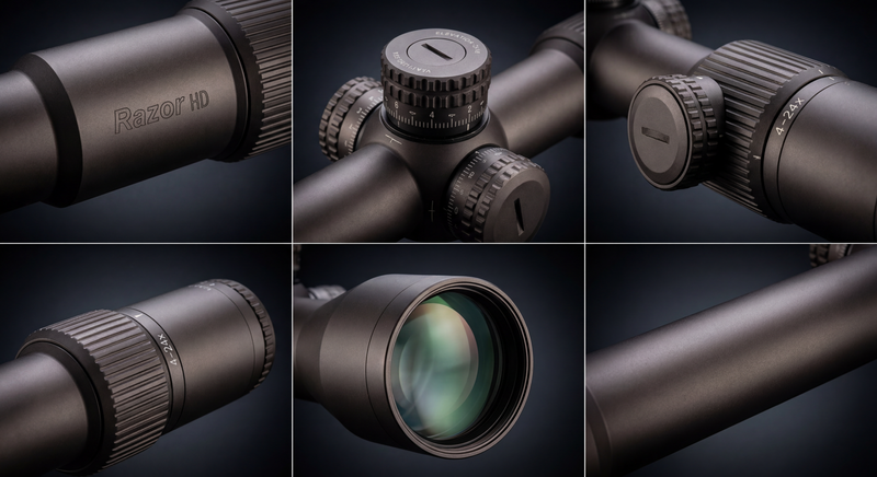 Vortex Optics Razor HD Gen III 4-24x44 FFP EBR-7D MOA 34mm Tube Riflescope (RZR-42401)