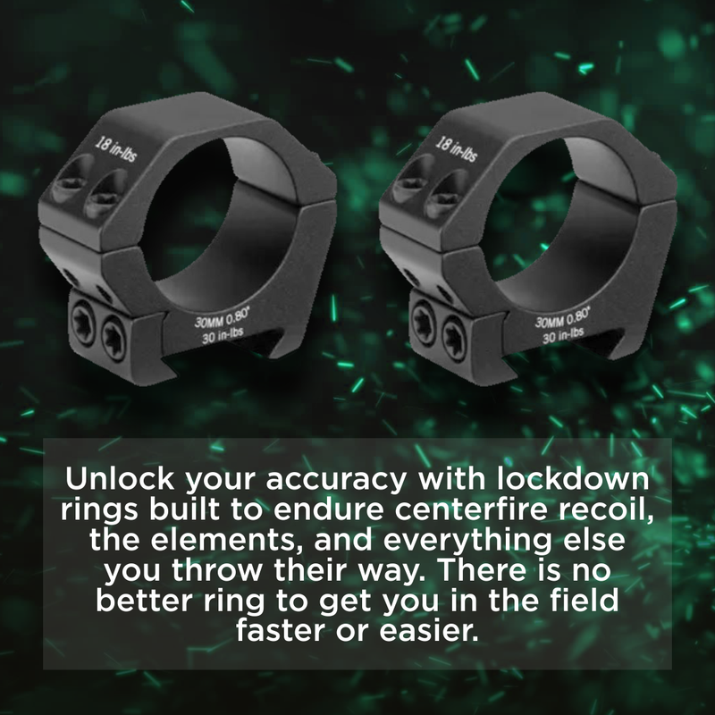 Vortex Optics Sport Riflescope Rings 30mm Low (SPT30-L)