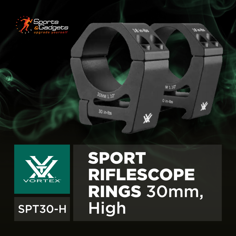Vortex Optics Sport Riflescope Rings 30mm, High (SPT30-H)