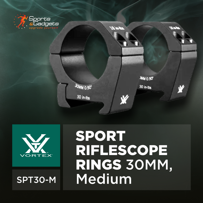 Vortex Optics Sport Riflescope Rings 30mm, Medium (SPT30-M)