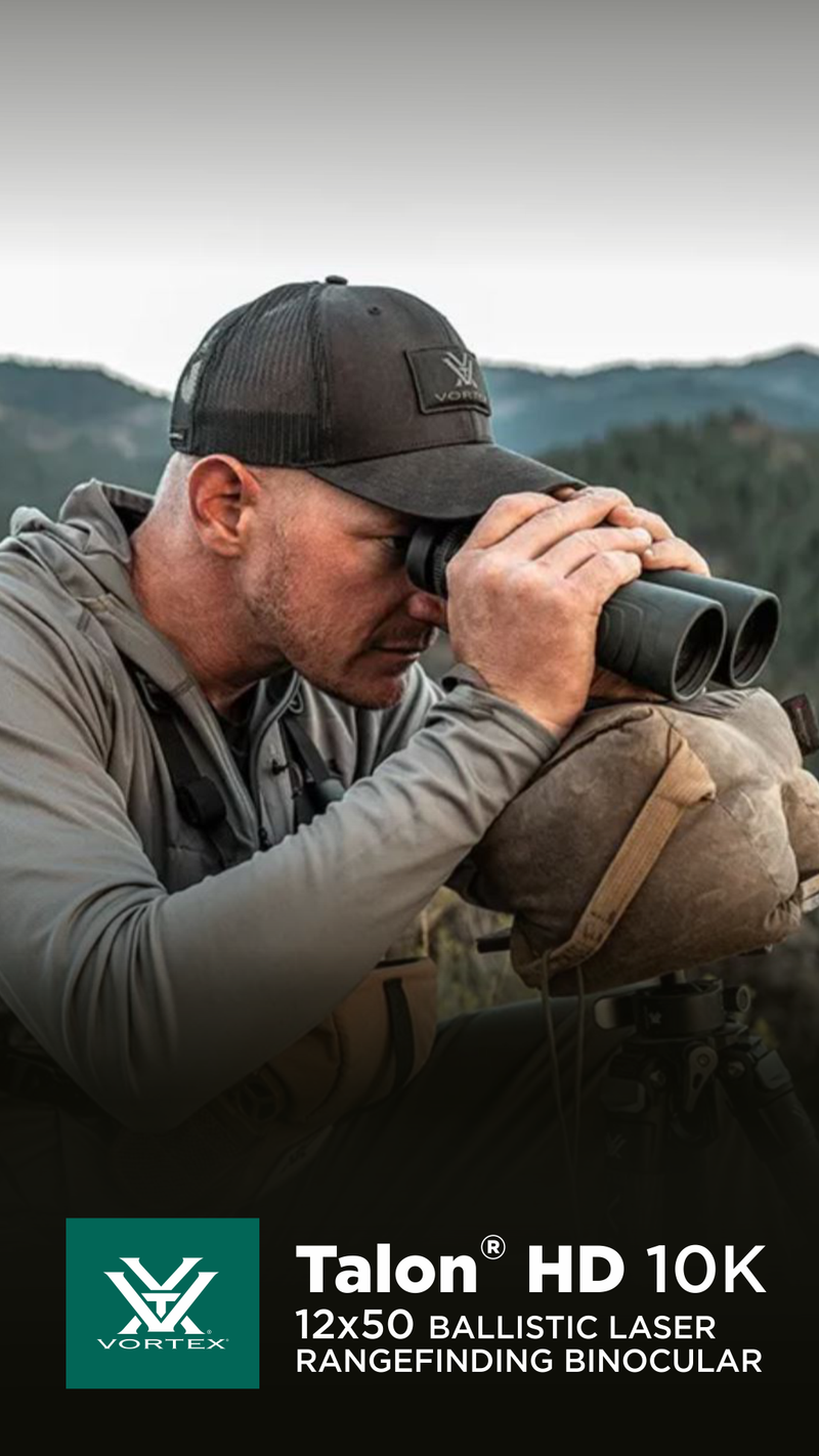 Vortex Optics Talon HD 10K 12x50 Ballistic Laser Rangefinding Binocular (LRF-TLN1250)
