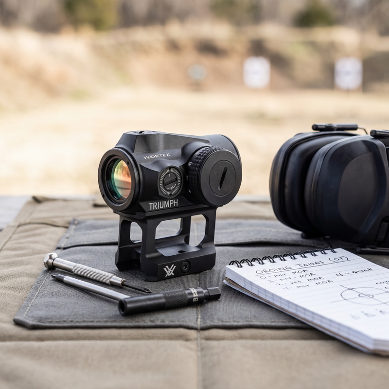 Vortex Optics Triumph 1x 2 MOA Red Dot (TRI-RD2)