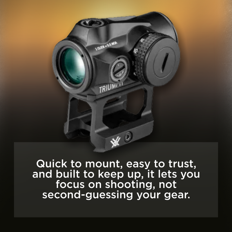Vortex Optics Triumph 1x 2 MOA Red Dot (TRI-RD2)