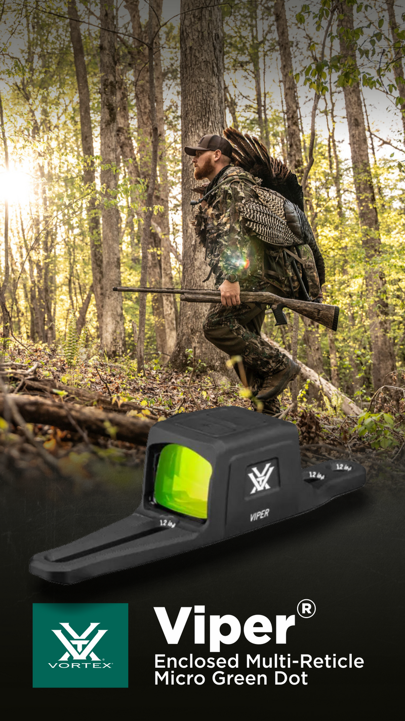 Vortex Optics Viper Enclosed Multi-Reticle Micro Green Dot (VPR-SGMGD3-MR-E)