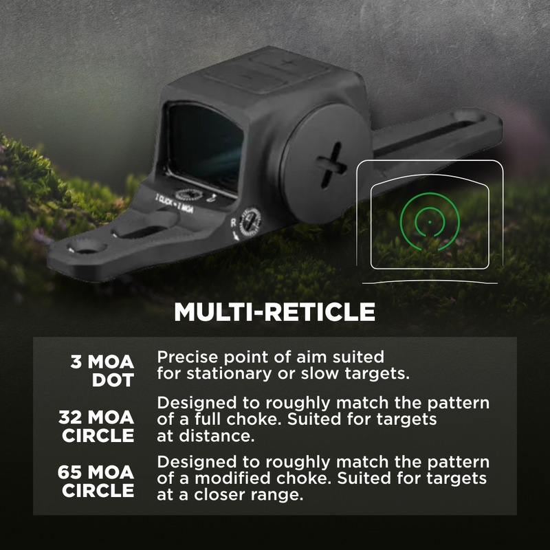 Vortex Optics Viper Enclosed Multi-Reticle Micro Green Dot (VPR-SGMGD3-MR-E)