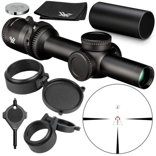 Vortex Optics Strike Eagle 1-10x24 FFP EBR-8 BDC (MRAD) Reticle 30mm Tube Riflescope