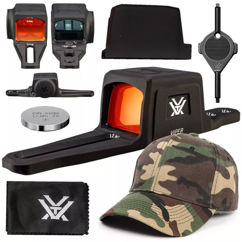 Vortex Optics Viper SG Enclosed Micro Multi-Reticle Red Dot Sight (VPR-SGMRD3-MR-E)