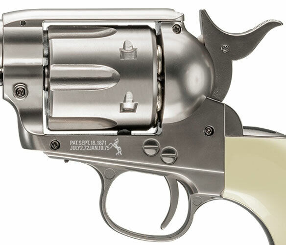 Umarex Colt Peacemaker SAA45 СO2 .177 Cal Nickel Single Action Six-Shooter Air Pistol (2254048)