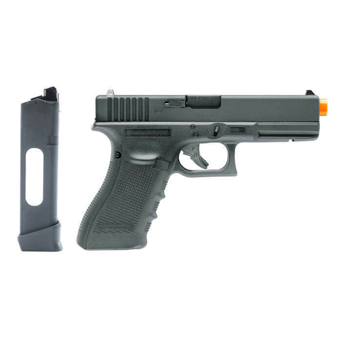 Umarex Glock G17 Gen 4 CO2 Blowback 6 mm Airsoft Pistol, Black (2276318)