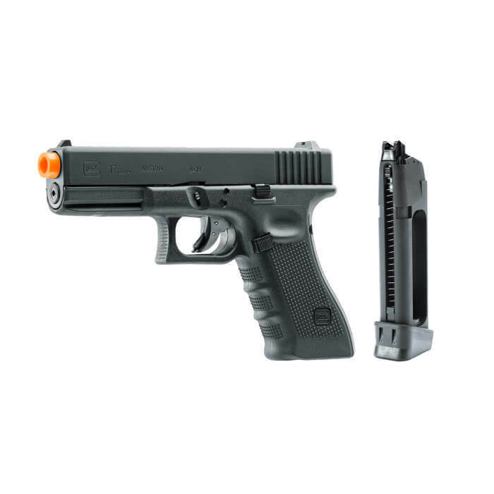 Umarex Glock G17 Gen 4 CO2 Blowback 6 mm Airsoft Pistol, Black (2276318)