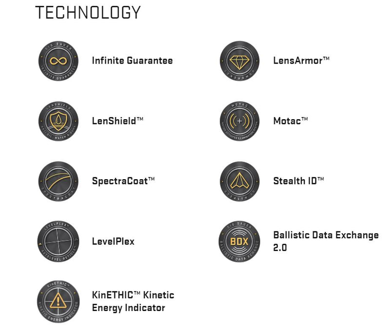 Sig Sauer SIERRA3BDX 4.5-14x50mm BDX-R1 Digital Riflescope (SOSBDX34112)