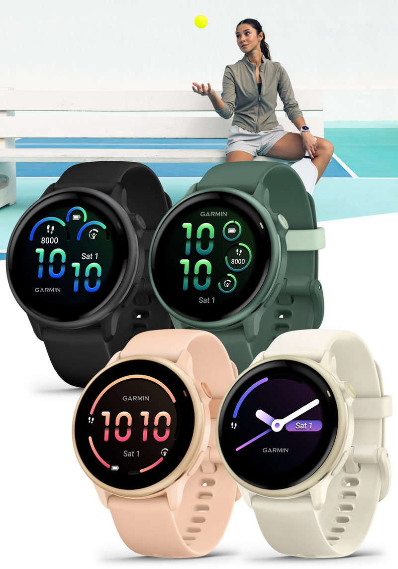 Garmin Vivoactive 6 - Health & Fitness GPS Smartwatch, 1.2" Bright AMOLED Display, Up to 11 Days of Battery | Wearable4U Bundle