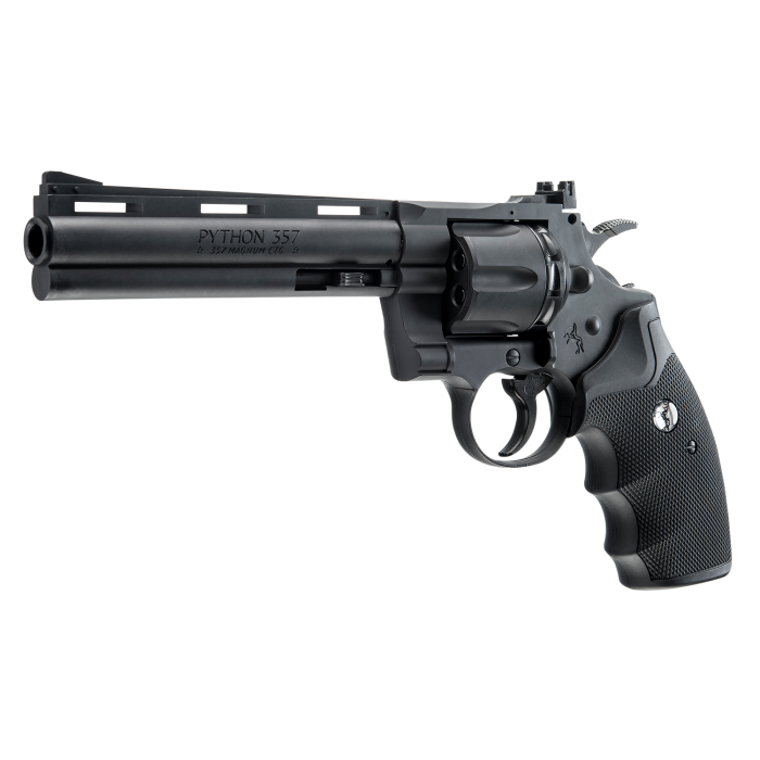 Colt Python Revolver .177 Caliber BB Gun Air Pistol with Wearable4U Bundle