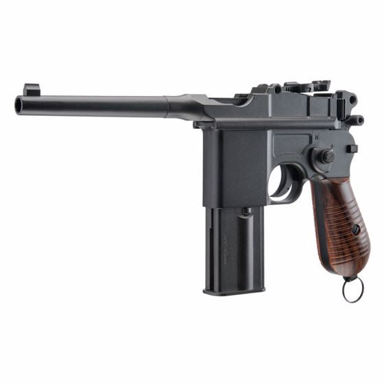 Umarex Legends M712 Blowback Broom Handle .177 Full Auto BB Air Pistol (2251807) with Included Bundle or Air Pistol Magazine Only (No Air Pistol, No CO2)