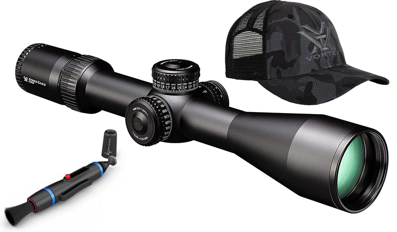 Vortex Optics Strike Eagle 5-25x56 FFP EBR-7C (MOA) Reticle Riflescope with Wearable4U Bundle