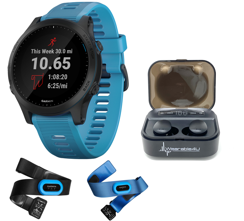 Garmin Forerunner 945 Premium GPS Running/Triathlon Smartwatch with Included Wearable4U Power Pack Bundle