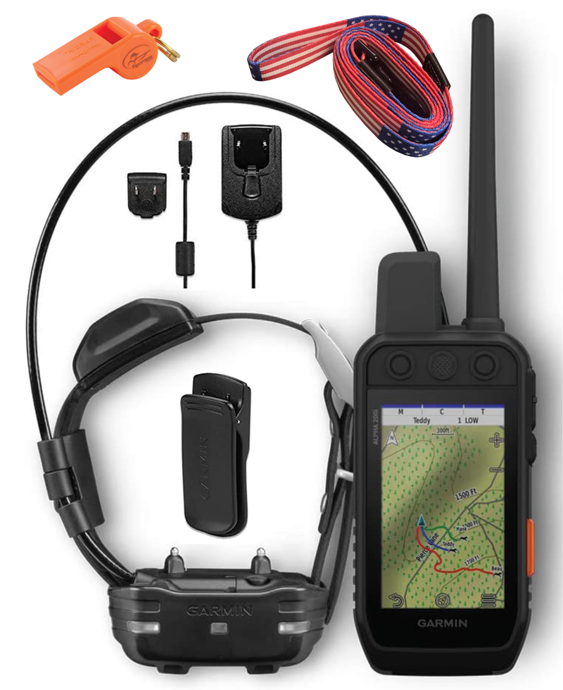 Garmin Alpha 200i GPS Track and Train Handheld Only or with Collar with Wearable4U Bundle