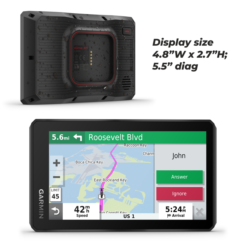 Garmin Zumo XT, All-Terrain Motorcycle GPS Navigation Device