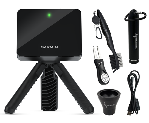Garmin Approach R10 Portable Golf Launcher Monitor with Wearable4U Power Bank and 3 Golf Tools Bundle