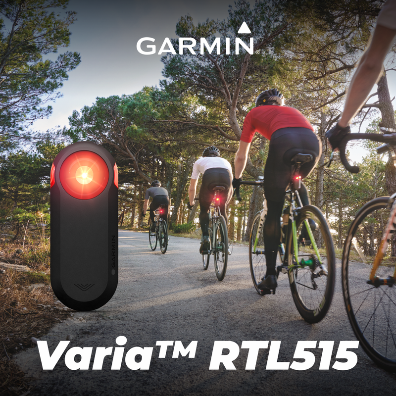 Garmin Varia RTL515 Cycling Rearview Radar with Visual and Audible Alerts for Vehicles with Wearable4U Bundle