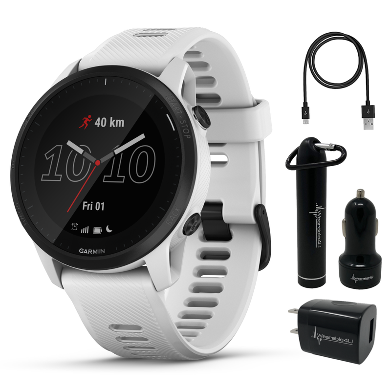 Garmin Forerunner 945 LTE Premium GPS Running/Triathlon Multisport Smartwatch with LTE Connectivity with Wearable4U Bundle