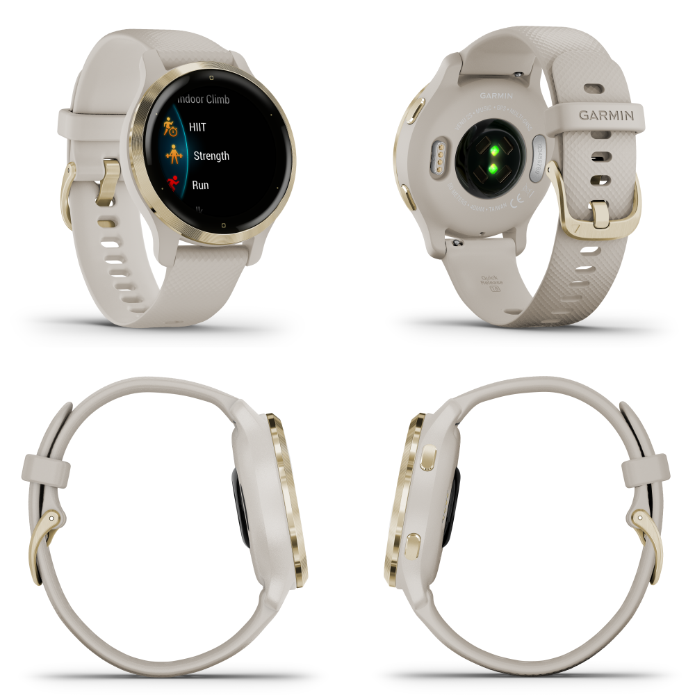 Garmin Venu 2S GPS Sport Fitness Smartwatch, AMOLED display, Music