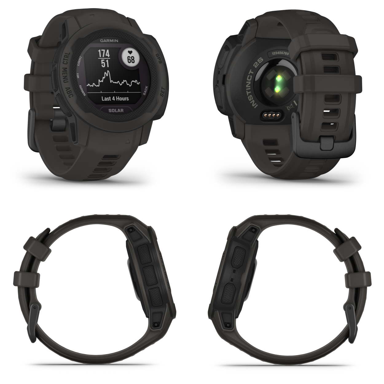 Gymnastik Svane Aggressiv Garmin Instinct 2/2S GPS Rugged Outdoor Smartwatch with Wearable4U Bla –  Sports and Gadgets