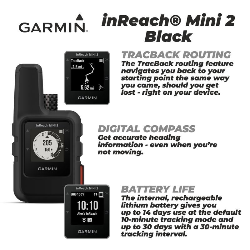 Garmin inReach Mini 2 Compact Satellite Communicator