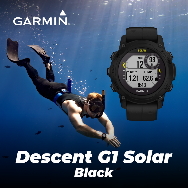 Garmin Descent G1 Rugged Dive Computer, Multiple Dive Modes