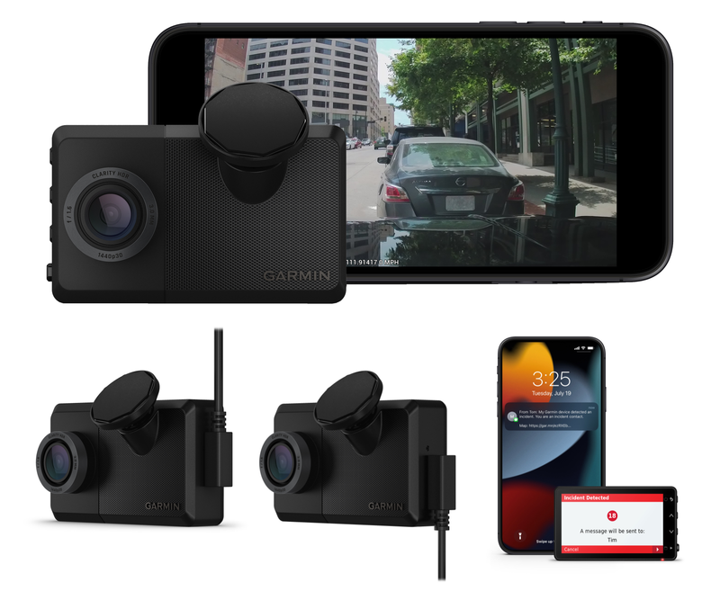 Garmin Dash Cam Live 24/7 Live View Always-Connected with Power Bank