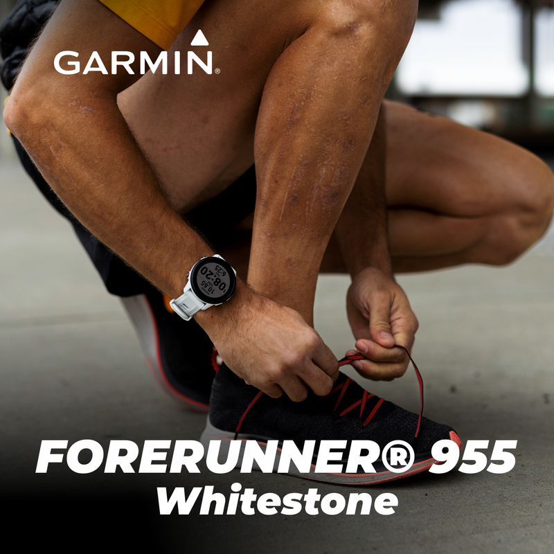 Garmin Forerunner 955 Series GPS Running and Triathlon Smartwatch with Wearable4U EarBuds Bundle