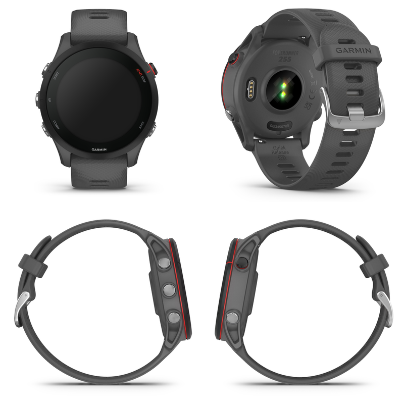 Garmin Forerunner 255 Series GPS Smartwatch, 46 mm or 41 mm with Wearable4U Bundle